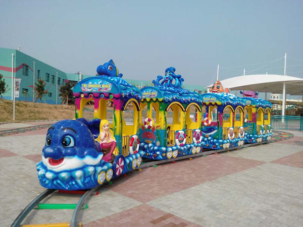 海洋主題軌道小火車